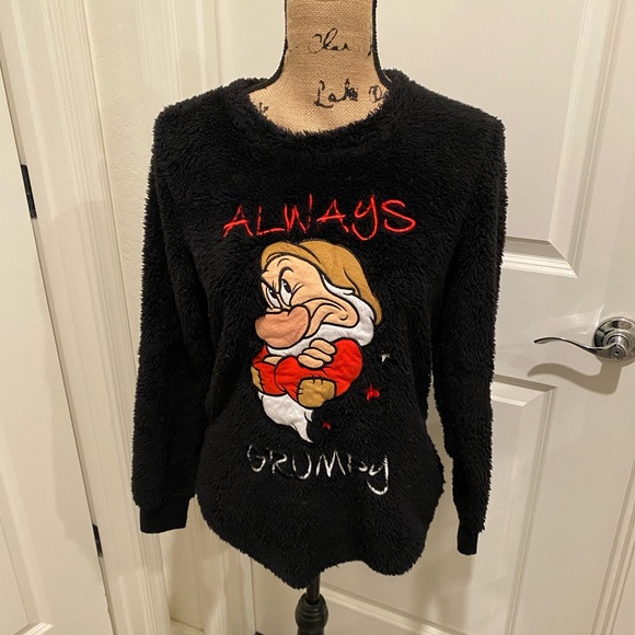 disney ALWAYS GRUMPY Fleece Loungewear - Picture 1 of 4